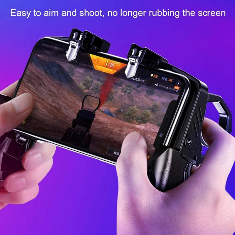 Trigger Free Fire PUBG Controller for Cell Phone Gamepad Joystick Android iPhone Control Mobile Game Pad Pugb Smartphone Command Beauty World Shop