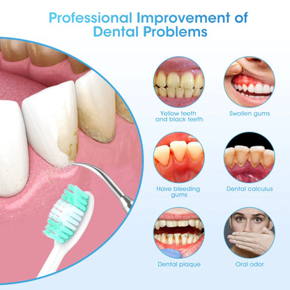 Electric Teeth Whitening Dental Calculus Scaler Plaque Coffee Stain Tartar Removal High Frequency Sonic Toothbrush Teeth Cleaner Beauty World Shop