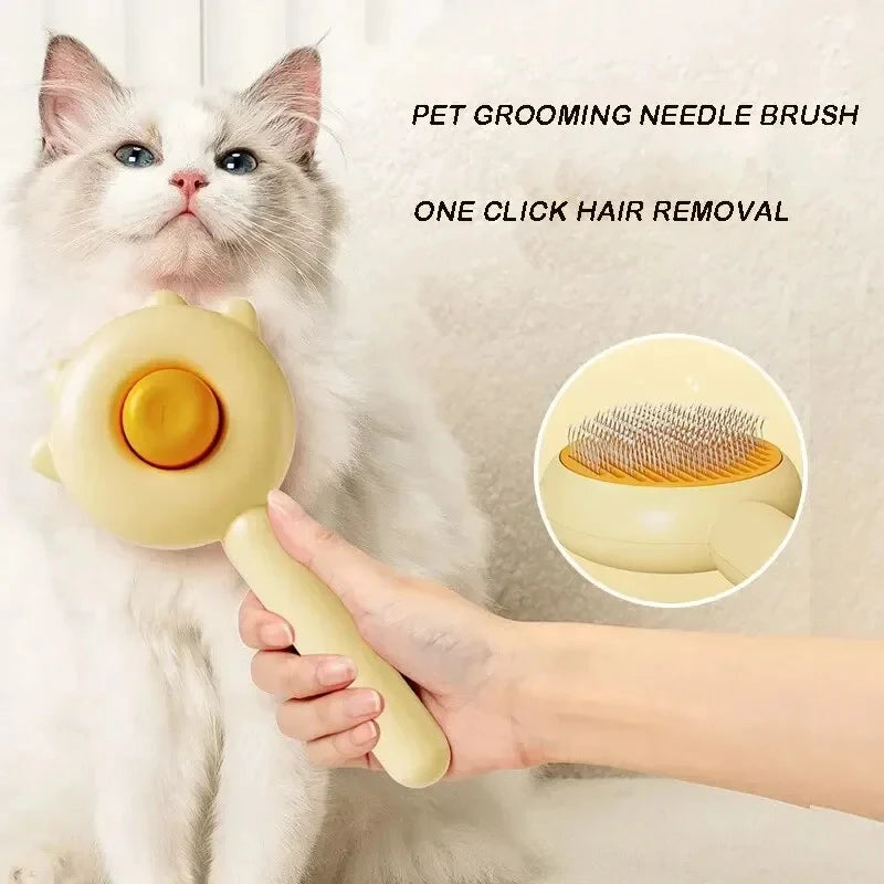 Pet Grooming Needle Comb for Cats/Dogs - Magic Massage Design, Basic Pet Cleaning Care General Supplies Beauty World Shop
