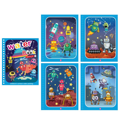 NEW Kids Magic Water Drawing Books Coloring Books Painting Toys for Kids Birthday Christmas New Year Gift for Boys and Girls Beauty Fashion