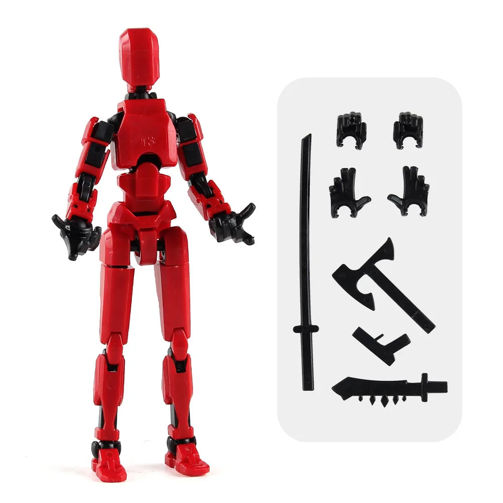 3D Multi-Jointed Movable Shapeshift Robot Joint Dog Creative Printed Mannequin Dummy Action Model Doll Toys for Children's Gifts Beauty World Shop