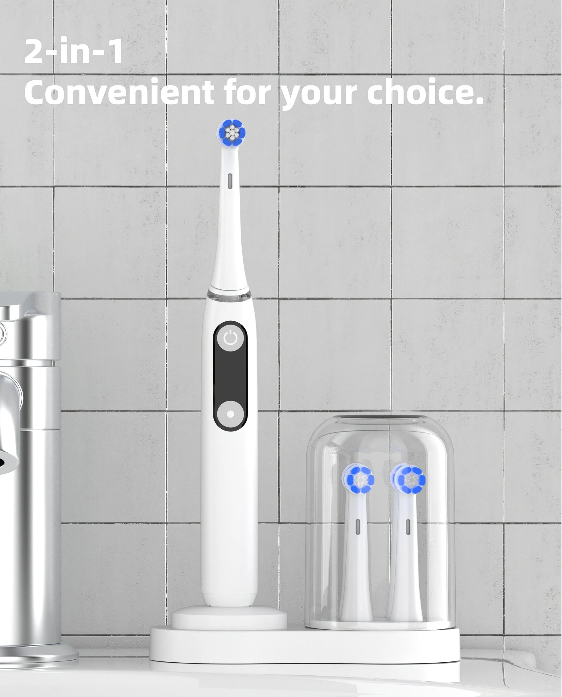 1pc-Electric Toothbrush Holder, for IO/EB Series, IO/EB Series Induction Charger, IO/EB Series Brush Head Placement Universal Beauty World Shop