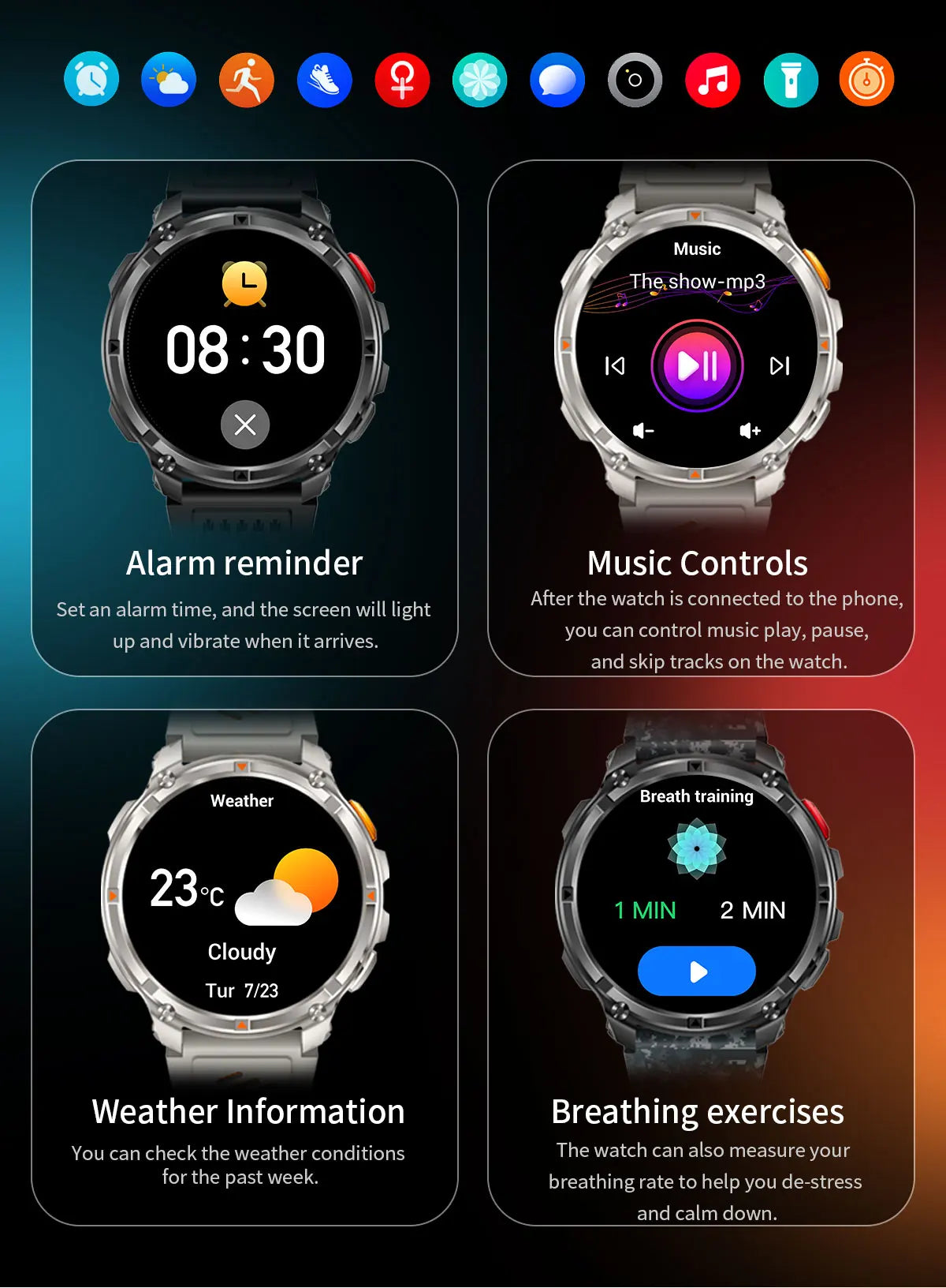 2026 New T-Rex3 Pro 1100mAh Battery Smart Watch GPS path 5ATM Waterproof Sports Run tracker Outdoors Compass Military Smartwatch Beauty World Shop