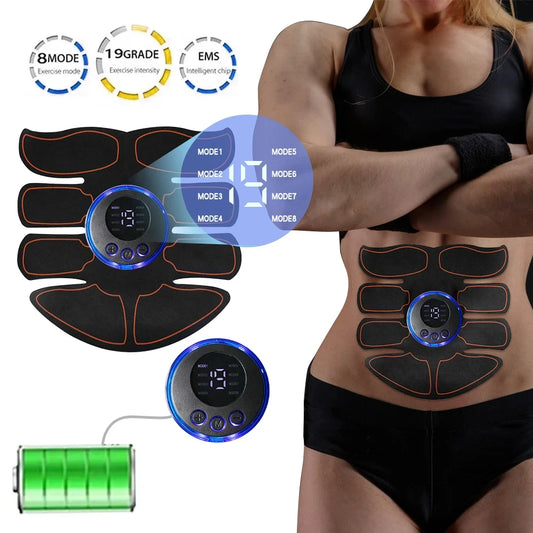 ABS Stimulator EMS Muscle Stimulator Muscle Toner Fitness Weight Loss Massager Abdominal Training Slimming Patch Beauty World Shop