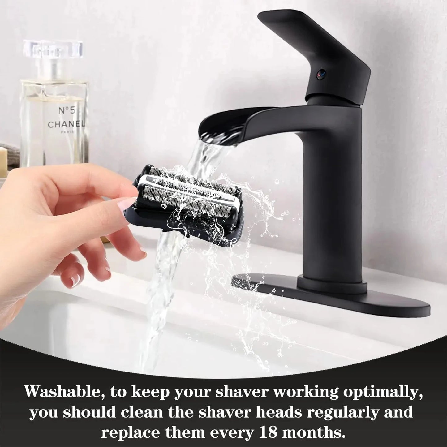 32B Shaver Replacement Head for Braun Series 3 3000s 3010s 3020s 3030s 3040s 300s 301s 310s 320s 330s 340s Electric Shaver Beauty World Shop