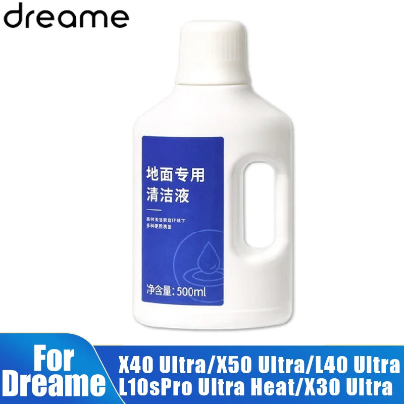 Cleaning Liquid For Dreame X40 Ultra/X50 Ultra/L40 Ultra/L10sPro Ultra Heat Vacuum Cleaner, 500ml Detergent Replacements Beauty World Shop
