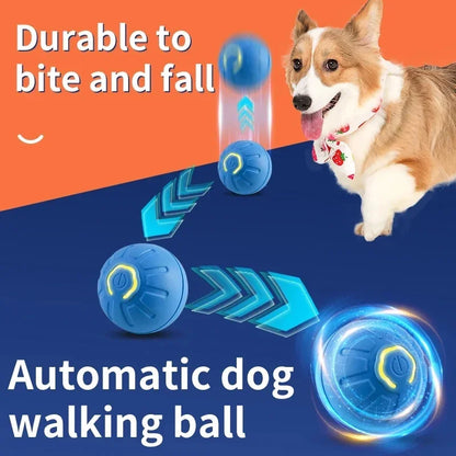 Smart Dog Toys Ball Electronic Interactive Pet Toy Moving Ball USB Automatic Moving Bouncing for Puppy Birthday gift Cat Product Beauty World Shop
