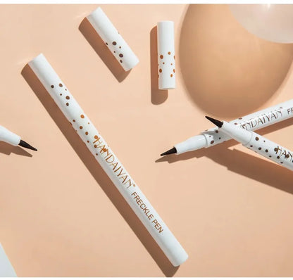 1PC Face Fake Freckles Pen Natural Waterproof Lifelike Fake Freckles Pen for Long Lasting Look Dot Spot Pen Makep Tool Cosmetic Beauty World Shop