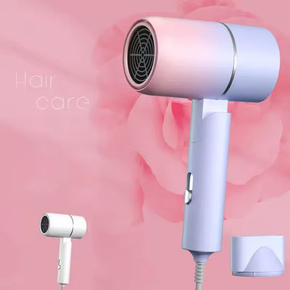 Folding Hairdryer High Power Negative Ion Hair Dryer Home Thermostatic Travel Portable Silent Hair Brush Dryer 2025 Beauty World Shop