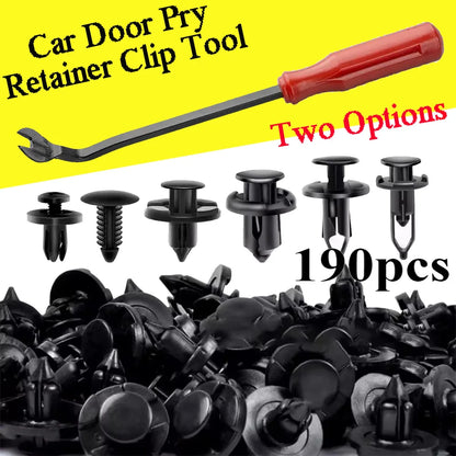 Car Retainer Clips Plastic Fasteners Kit 6 Size Auto Push Pin Rivets Set Body Bumper Push Rivet Clips ﻿ Beauty World Shop