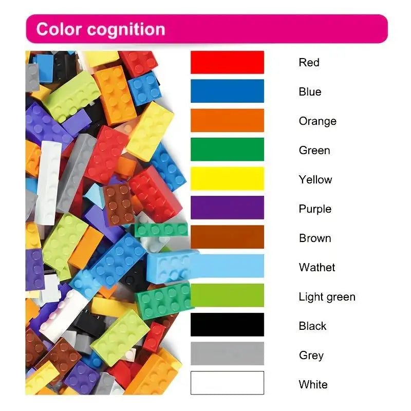 2000PCS Bulk Building Blocks Creative Educational Toys for Kids & Adults STEM Learning Bricks Interesting DIY Construction Set Beauty World Shop