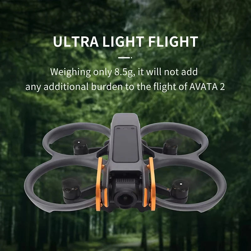 Gimbal Bumper For DJI Avata 2 Drone Anti-Collision Aluminum Alloy Protective Bar Camera Lens Protector Bumper Accessories