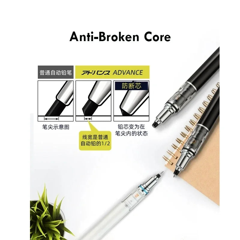 Japan UNI KURA TOGA Mechanical Pencil 0.5mm Automatic Rotation Drawing Special Pencil M5-559 Stationery Cute School Supplies Beauty World Shop