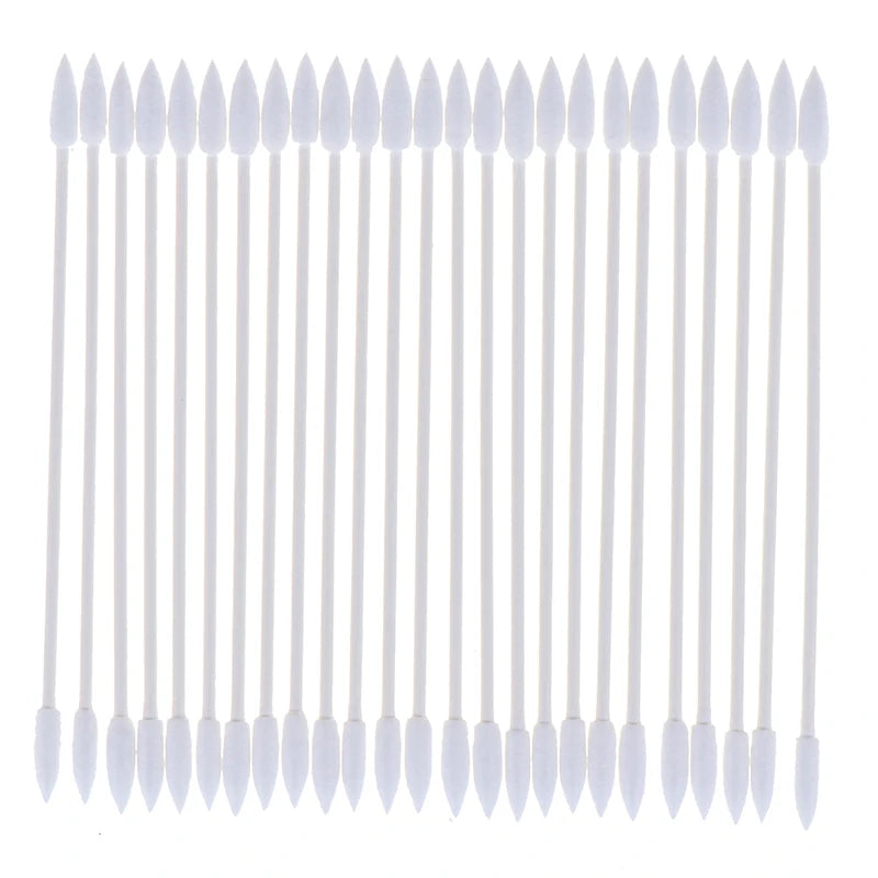 50Pcs Dust Free Disposable Cleaning Swab Cotton Stick For AirPods Earphone Headphone Phone Charge Port Accessories Beauty World Shop