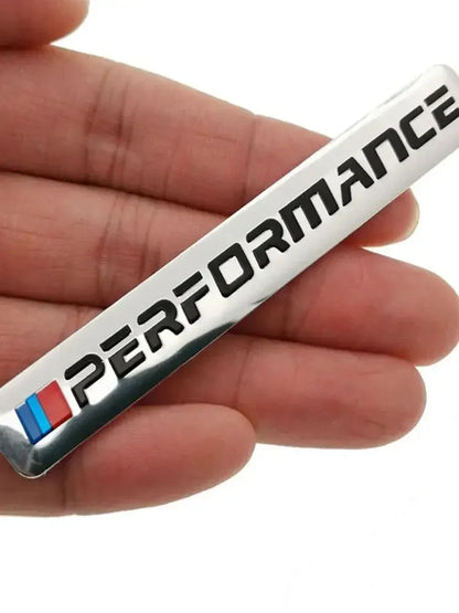 4Pcs Car Decal Logo Badge Auto Parts Sticker Not Easy To Fall Waterproof Power Performance Car Sticker Beauty World Shop