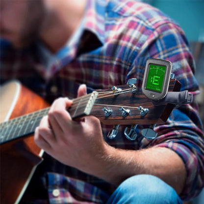 Guitar Tuner For All Instruments Clip on Electronic Tuner for Guitar Bass Ukulele Violin Mandolin Banjo Beauty World Shop