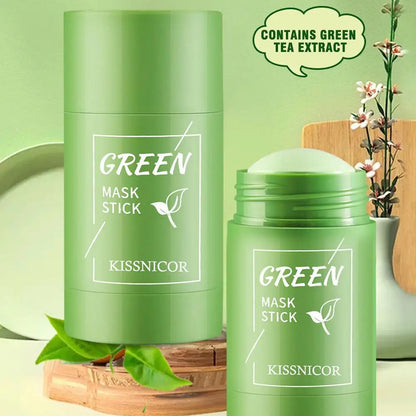 Green Tea Mask Face Clean Green Tea Cleansing Deep Moisturizing Shrink Pores Blackhead Acne Facial Korean Skin Care Beauty World Shop