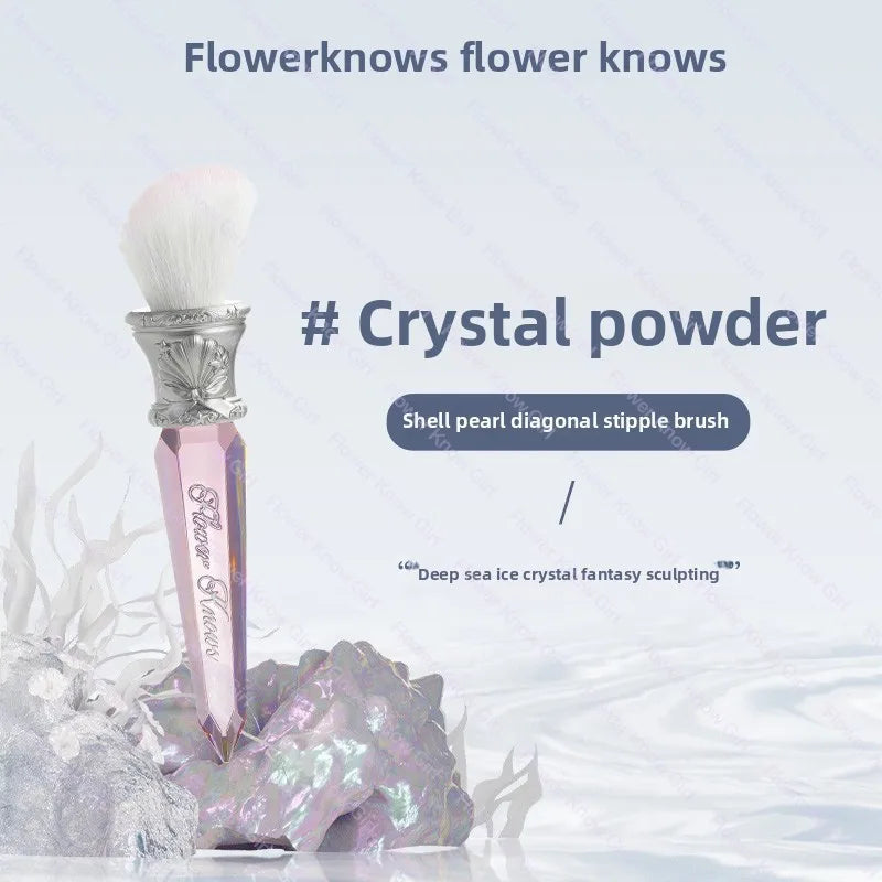 Flower Knows Swan Ballet Blush Wool Brush Mineral Powder Bronzer Contour Makeup Brushes By Flower Knows Beauty World Shop