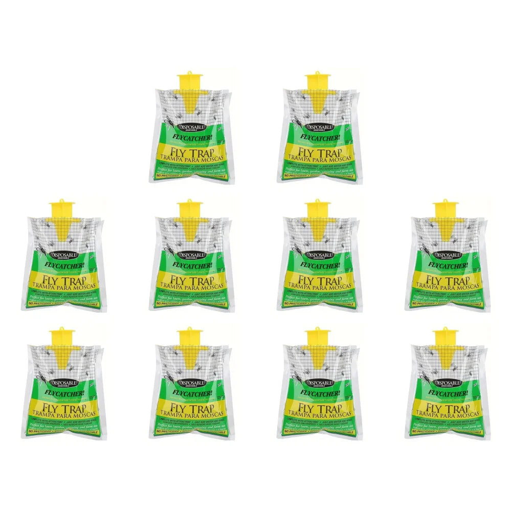 1-30Pcs Hanging Fly Trap Disposable Fly Catcher Bag Mosquito Trap Catcher Fly Wasp Insect Bug Killer Flies Trap for Outdoor Beauty World Shop