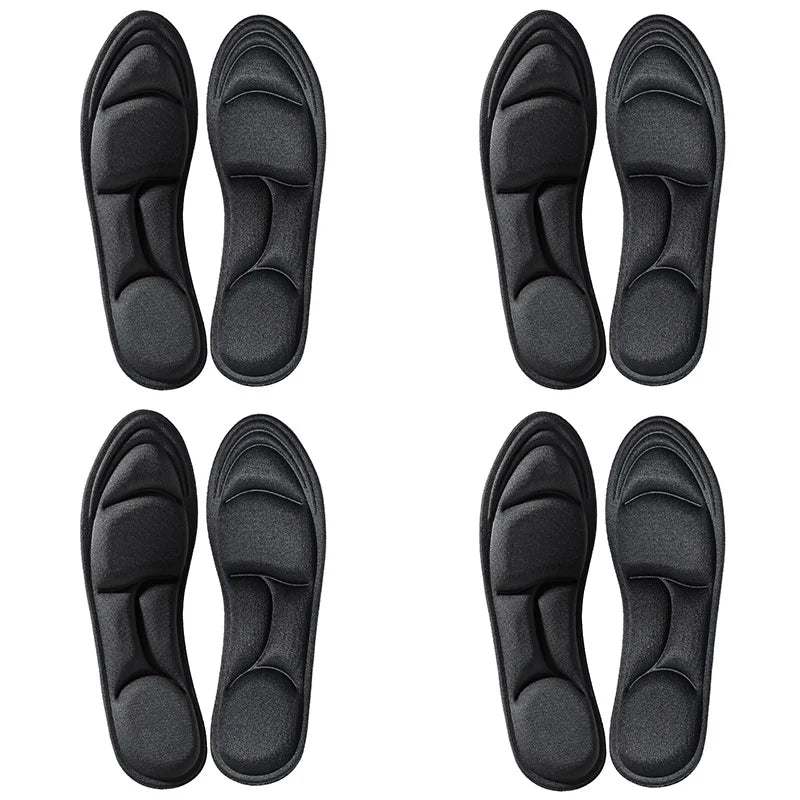 1/2/4/16Pairs 5D Massage Memory Foam Insoles For Shoes Sole Breathable Cushion Sport Running Insoles For Feet Orthopedic Insoles Beauty World Shop
