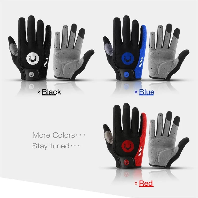 MTB Bike Sports Cycling Gloves Full Finger Men Women Running Fitness Gym Spring Summer Riding Motorcycle Gloves Beauty World Shop