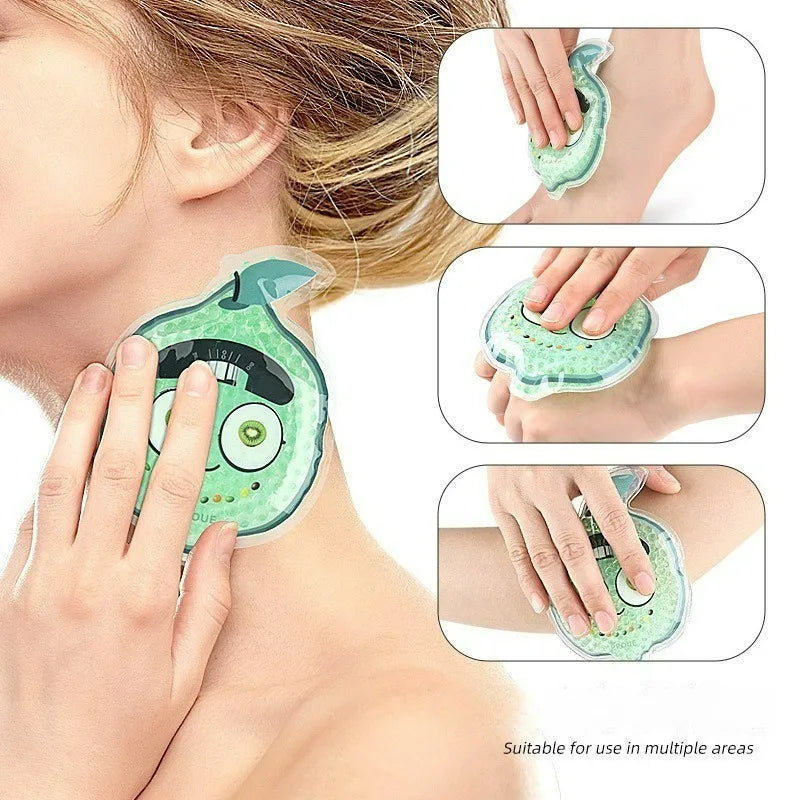 Reusable Cartoon Ice Hot Pack - Gel Bead Compress for Headache, Muscle Pain Relief - Perfect for Sports, Gym & Outdoor Cooling Beauty World Shop