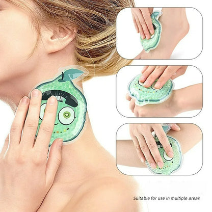 Reusable Cartoon Ice Hot Pack - Gel Bead Compress for Headache, Muscle Pain Relief - Perfect for Sports, Gym & Outdoor Cooling Beauty World Shop