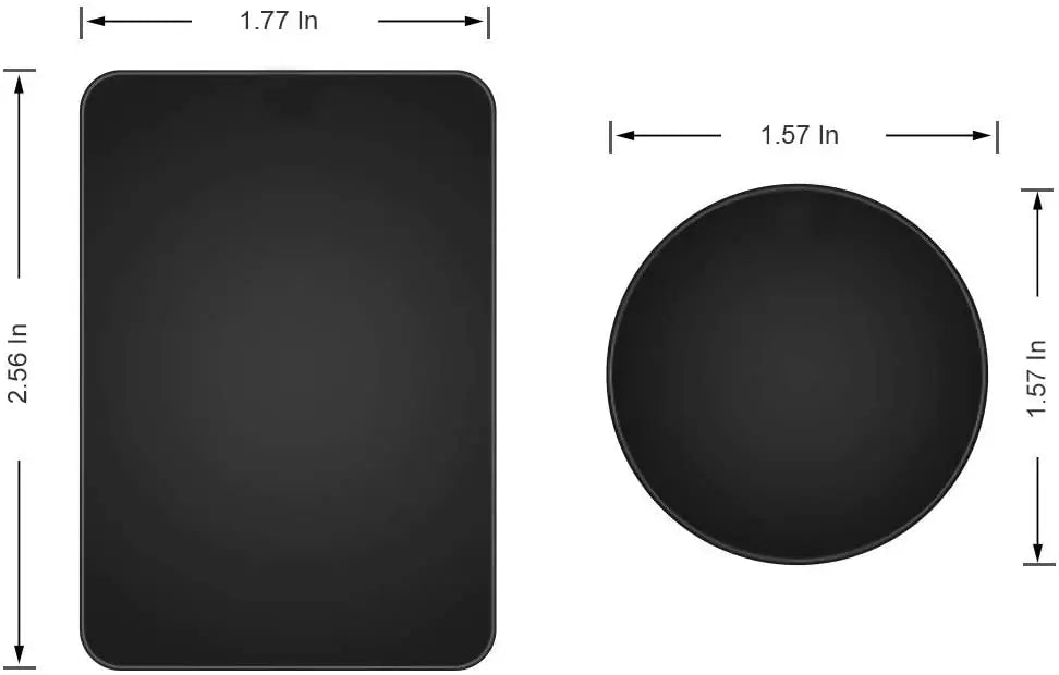 5pcs/Set Metal Disk Plate for Magnetic Phone Holder Black Iron Sheet Disk Sticker Car Phone Magnet Stand Accessories for car Beauty World Shop