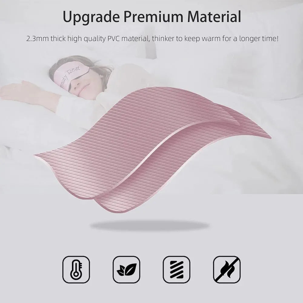 Hot Water Bottle with Knitted Cover Durable 1L/2L Hot Water Bag for Pain Relief Hot Cold Therapy Hand Feet Warmer Women Gifts Beauty World Shop