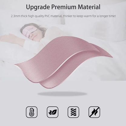 Hot Water Bottle with Knitted Cover Durable 1L/2L Hot Water Bag for Pain Relief Hot Cold Therapy Hand Feet Warmer Women Gifts Beauty World Shop