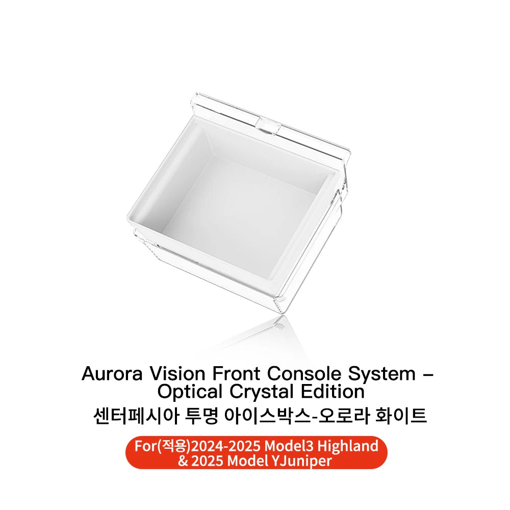 YZ For Tesla Model 3 Highland 2024 Model Y Juniper 2025 Storage Box Center Armrest Hidden Box Cup Holder Organizer Accessories Beauty World Shop