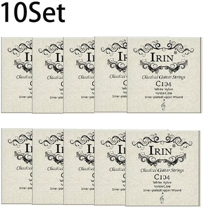 6 Pcs Strings Classical Guitar Strings Black Clear Nylon Guitarra Strings Sliver Plated Copper Wound String Guitar Accessories Beauty World Shop