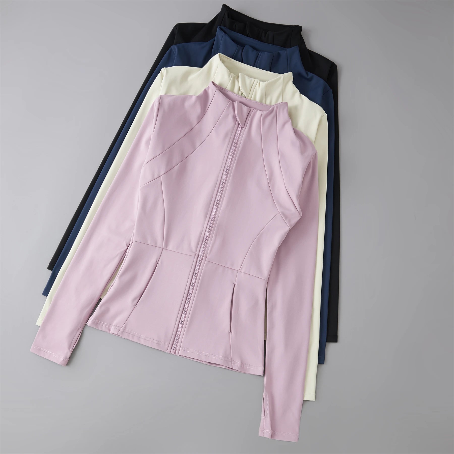 Yoga Clothes Windbreaker Sportswear Woman Running Long Sleeve Sweatshirt Sports Jackets Top Women Workout Tops Activewear Beauty World Shop