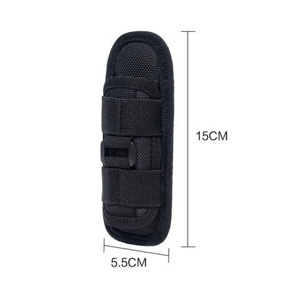 Belt Flashlight Pouch 360 Degrees Rotatable Outdoor Torch Case Holster Hunting Lighting Light Holder Waist Bag Beauty World Shop