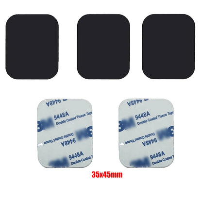 5pcs/Set Metal Disk Plate for Magnetic Phone Holder Black Iron Sheet Disk Sticker Car Phone Magnet Stand Accessories for car Beauty World Shop