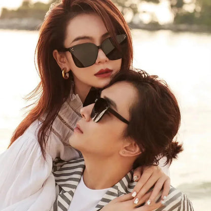 SZTZX New Trend Sunglasses For Women And Men Simple Design Decorative Glasses Car Driving Eyewear Unisex Sun Glasses UV400 Beauty World Shop
