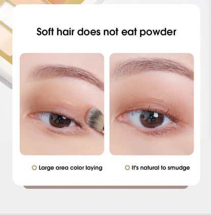 Double-headed painting eyeshadow brush novice makeup brush soft hair does not eat powder natural dizzy dye easy makeup Beauty Trend Shop