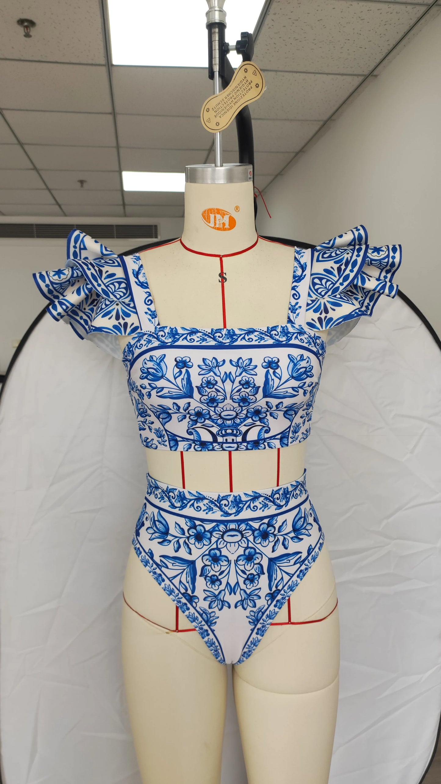2026 New Sexy Ruffle Bikini Set Printed Brazilian Biquini Women Swimwear Skirt Bathing Suit Girls Summer Beachwear Dress Beauty World Shop