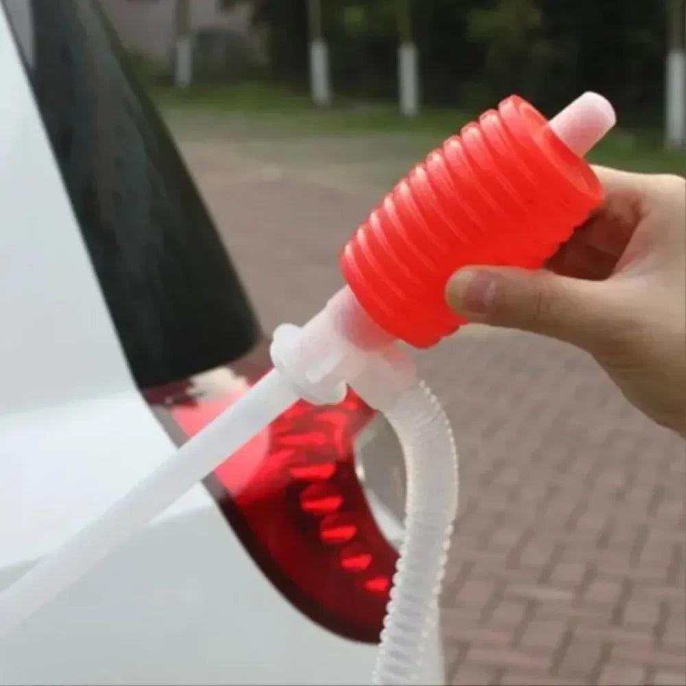 Portable manual fuel pump suction design portable fuel transfer pump for emergency use chemical-tolerant liquid transfer pump Beauty Trend Shop