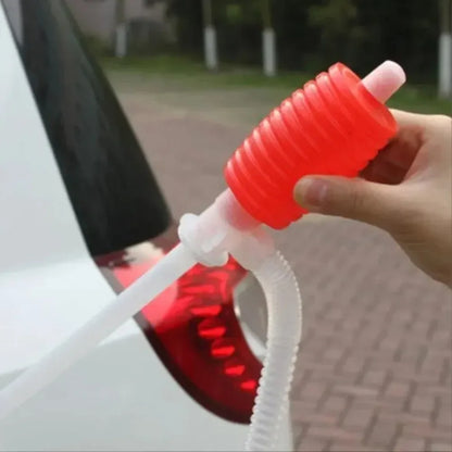 Portable manual fuel pump suction design portable fuel transfer pump for emergency use chemical-tolerant liquid transfer pump Beauty Trend Shop