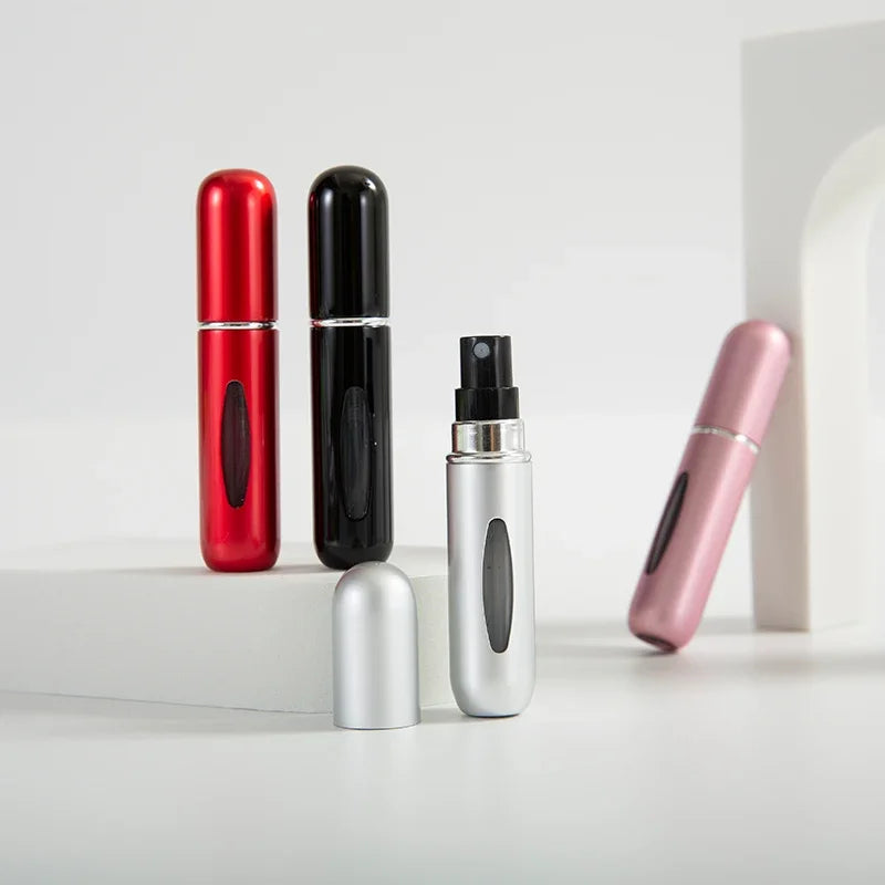 5ml Perfume Spray Bottle, Portable Perfume Atomizer Fillable Mini Perfume Bottle Perfume Empty Bottle Scent Pump Box Beauty Fashion