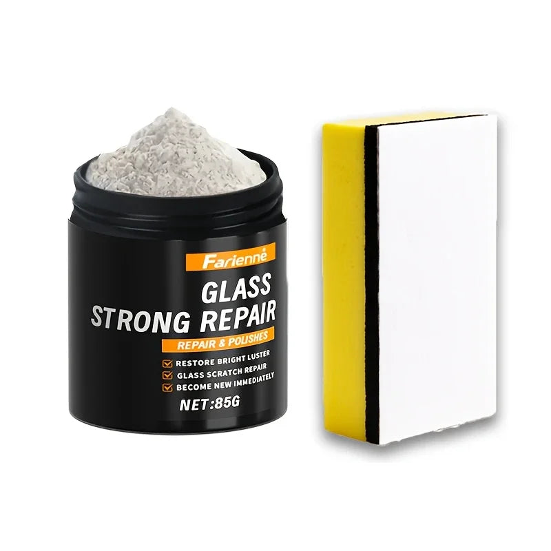Super glass polishing powder|Restore glass clarity|Polishing for brightness|Glass scratch repair powder|Nanoscale scratch repair Beauty World Shop