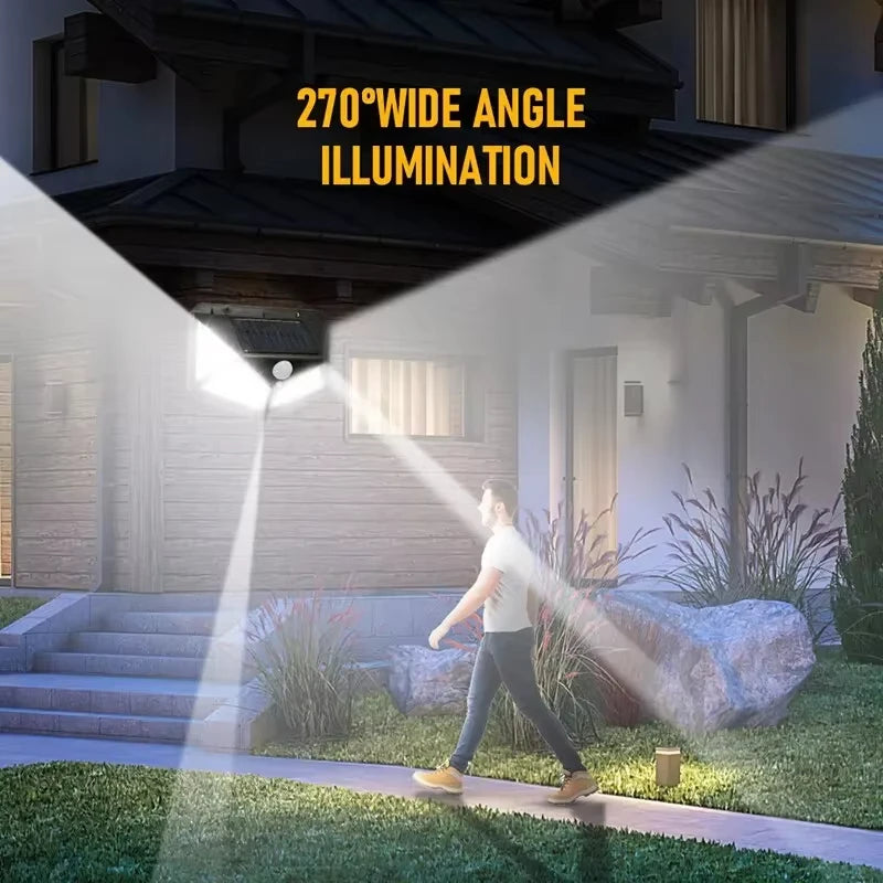 1/2/4Pcs Intelligent Light Controlled LED Solar Lights Waterproof Human Body Sensing Street Light for Outdoor Garden Lighting Beauty World Shop