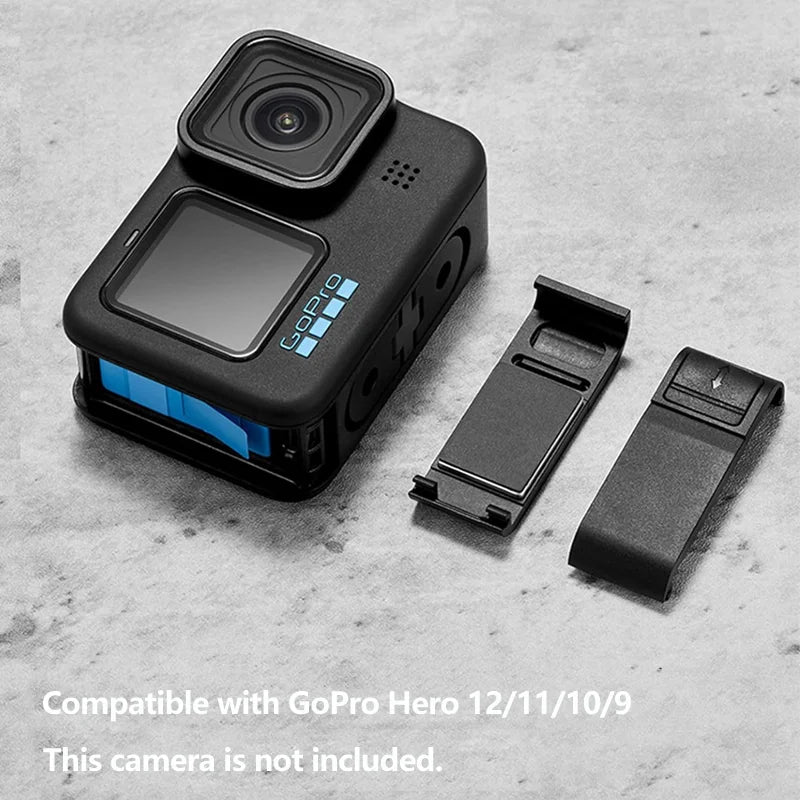 Hero 13/12/11/10/9 Battery Cover Replacement Side Door for GoPro Hero 13 12 11 10 9 Black Action Camera Accessories