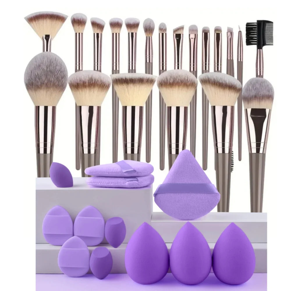 Professional 3-20PCS Makeup Brushes Set Soft Fluffy Foundation Eyeshadow Concealer Blending Blush Brush Kabuki Women Beauty Tool Beauty World Shop