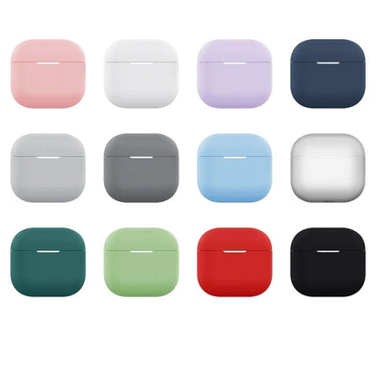 Funda For AirPods 4 Wireless Bluetooth Earphone Silicone Cover Case Ultra-Thin Skin For Apple Airpods 4 4th Generation Cases