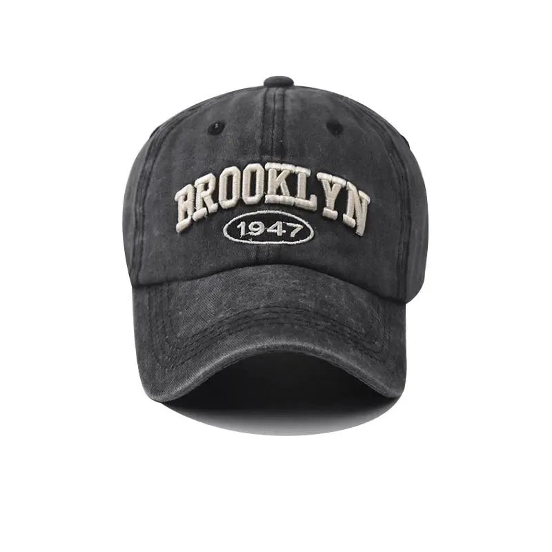 New Brooklyn Cotton Embroidered Baseball Hat Men'S And Women'S Hat Korean Version Hip-Hop Personality Cap Beauty World Shop