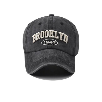 New Brooklyn Cotton Embroidered Baseball Hat Men'S And Women'S Hat Korean Version Hip-Hop Personality Cap Beauty World Shop