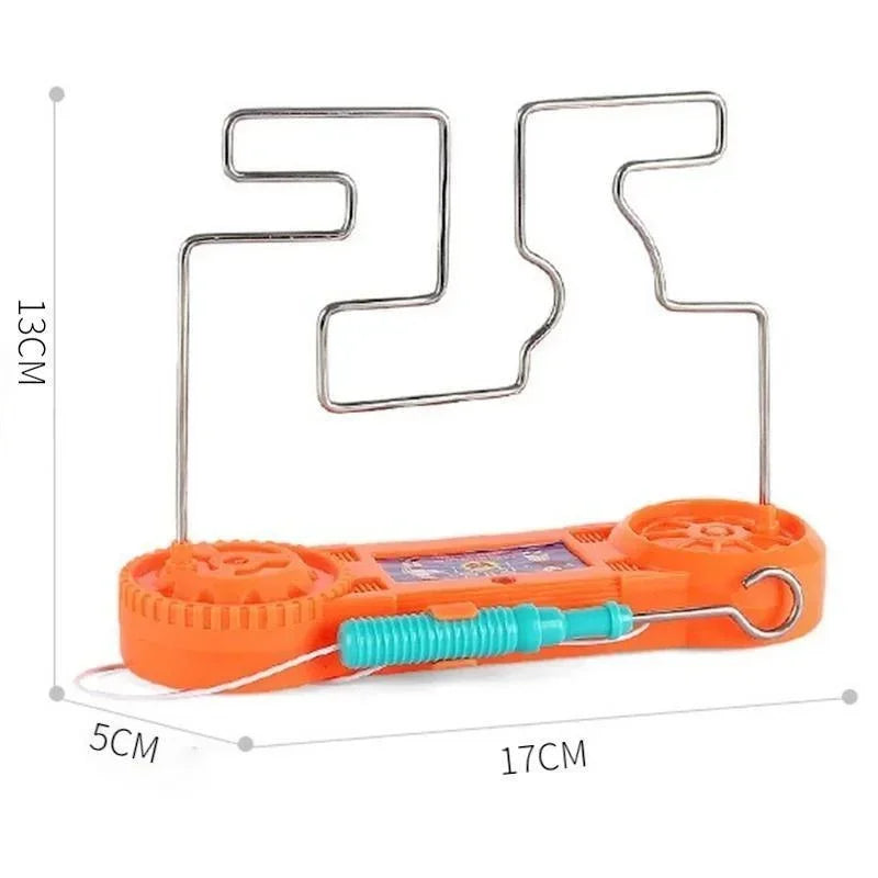 Kids Collison Electric Shock Toy Education Electric Touch Maze Game Party Funny Game Science Experiment Toys for Children Gift Beauty Fashion
