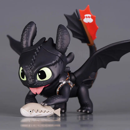 Potdemiel How To Train Your Dragon Figure Toothless Light Fury Action Figures Model Kit Toy Model Collection Ornament Toys Gift Beauty World Shop